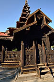 Myanmar - Inwa, Bagaya Kyaung wooden monastery.